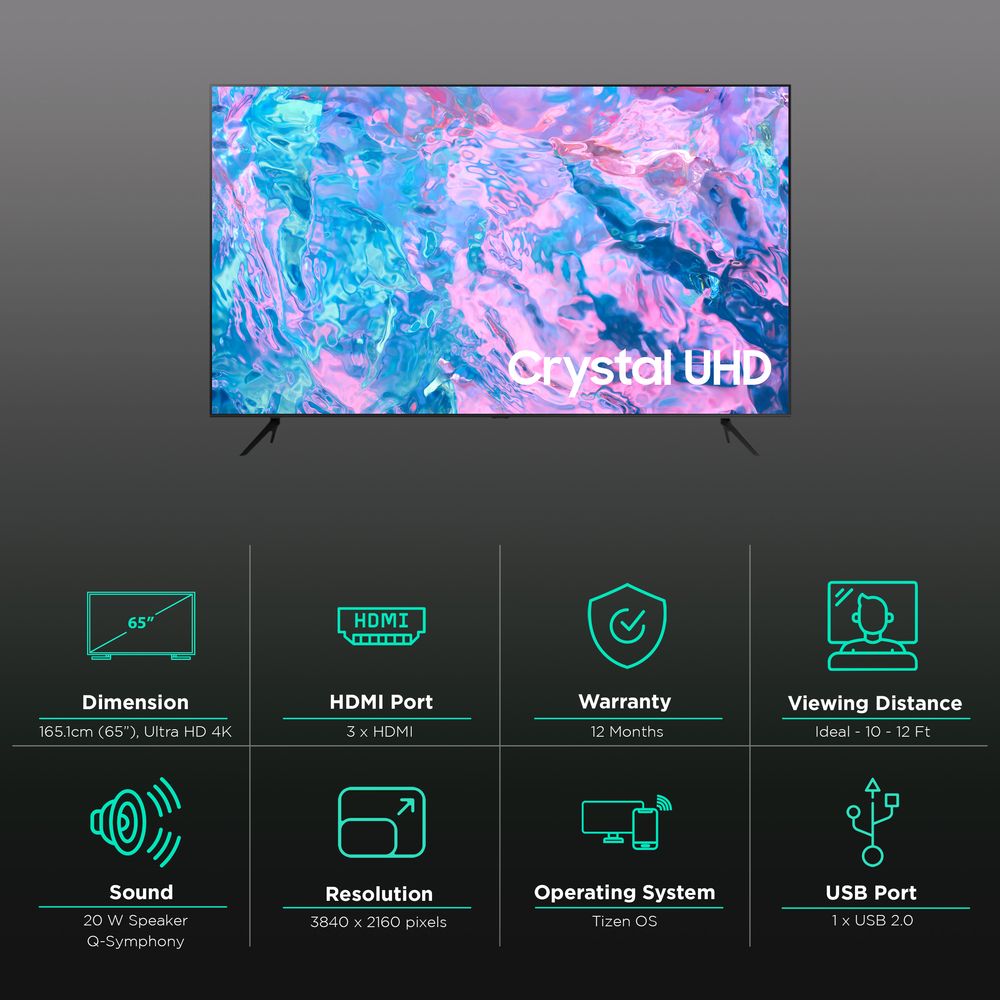 Buy Samsung 7 Series 163 cm (65 inch) 4K Ultra HD LED Tizen TV with ...